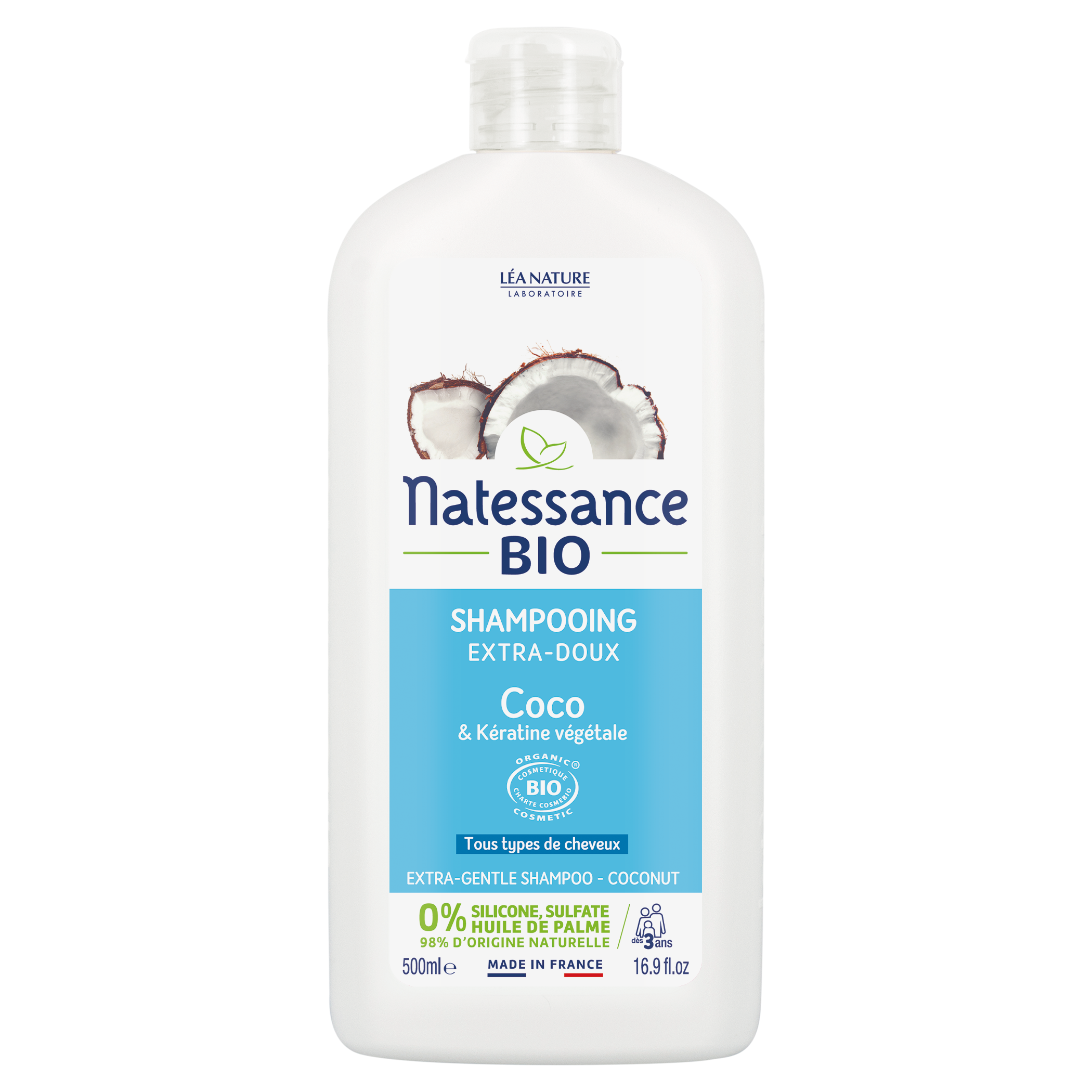 Shampooing hydratant douceur Coco Bio 500ML