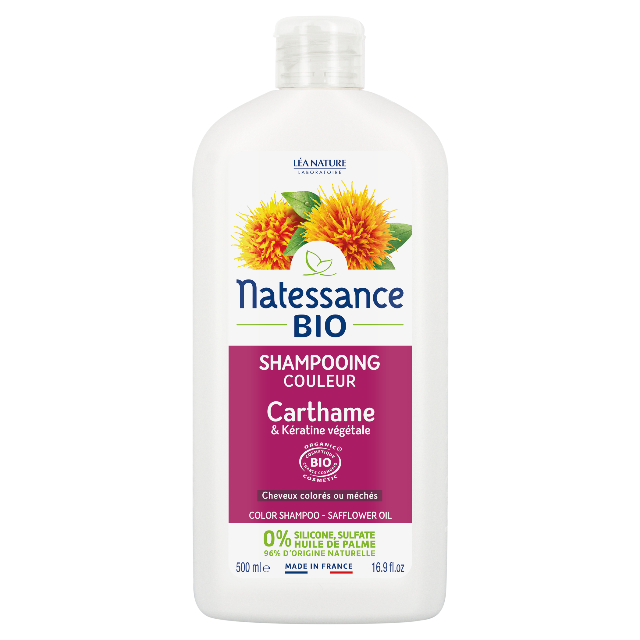 Shampooing couleur Carthame bio 500ml