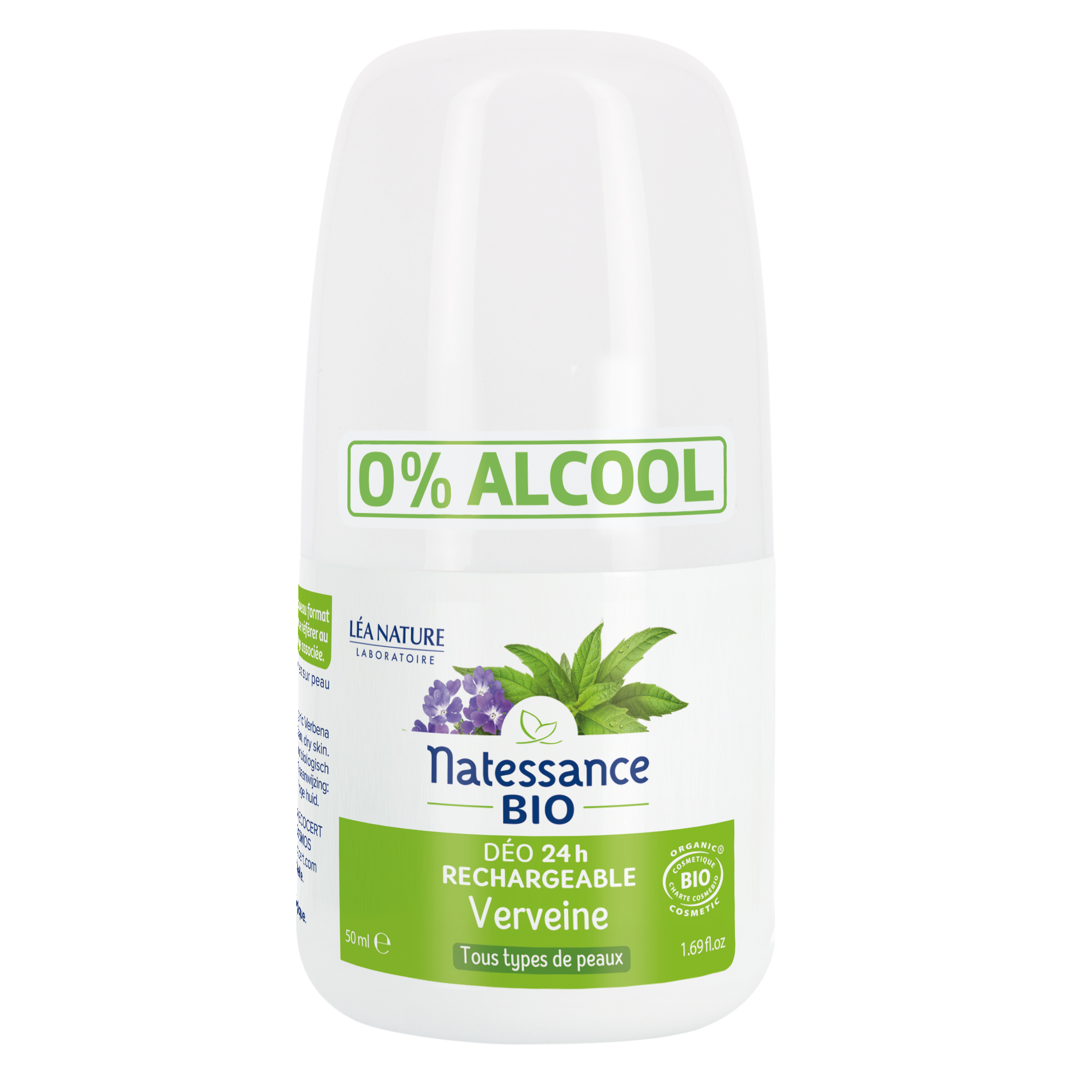Déo 24h rechargeable Verveine 50ML