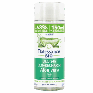 Recharge Déodorant 24h Aloe Vera Bio 150ML