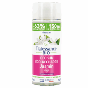 Recharge déodorant 24h Jasmin Bio 150ML