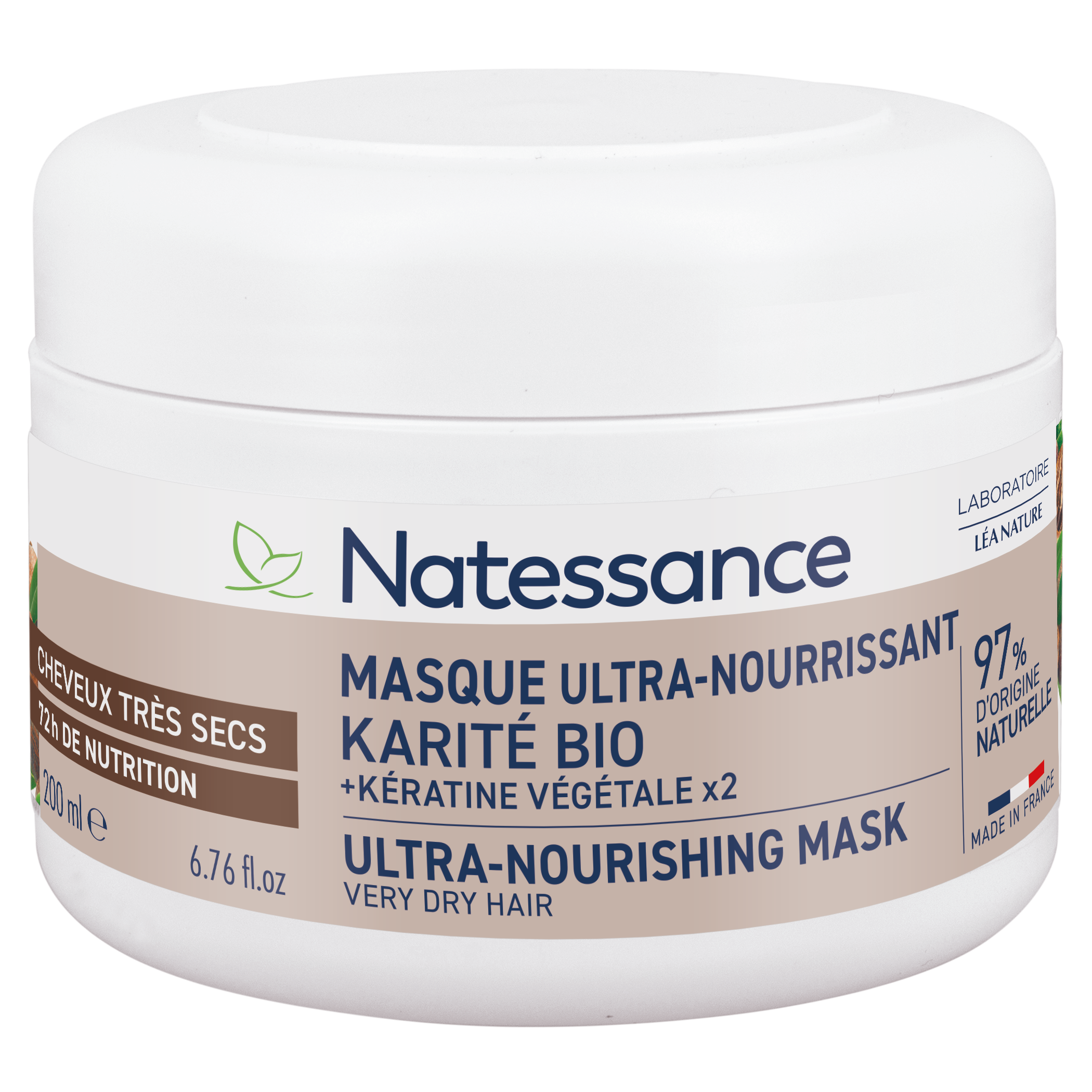 Masque Ultra-nourrissant Karité BIO 200ml