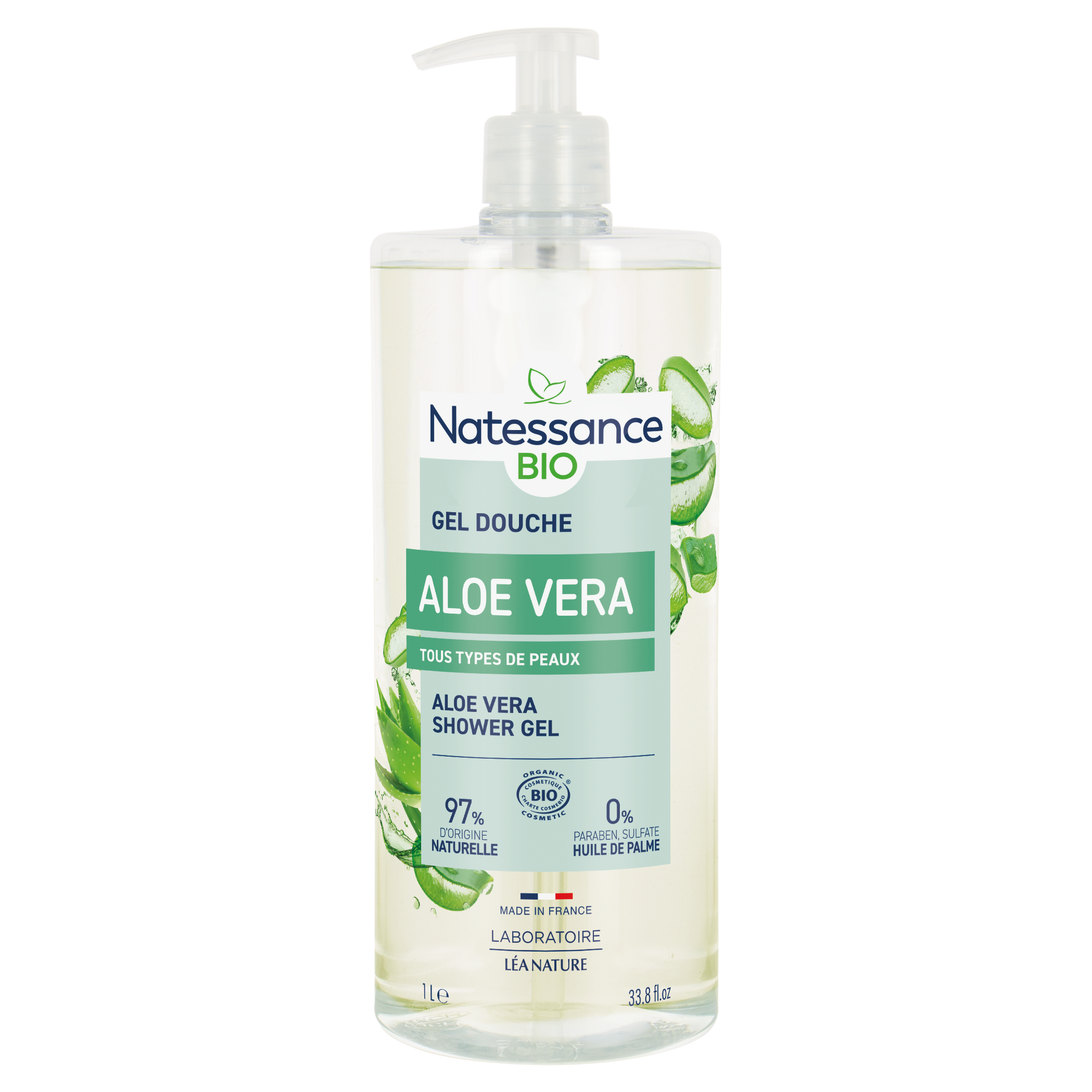 Gel douche Aloe Vera Bio 1L