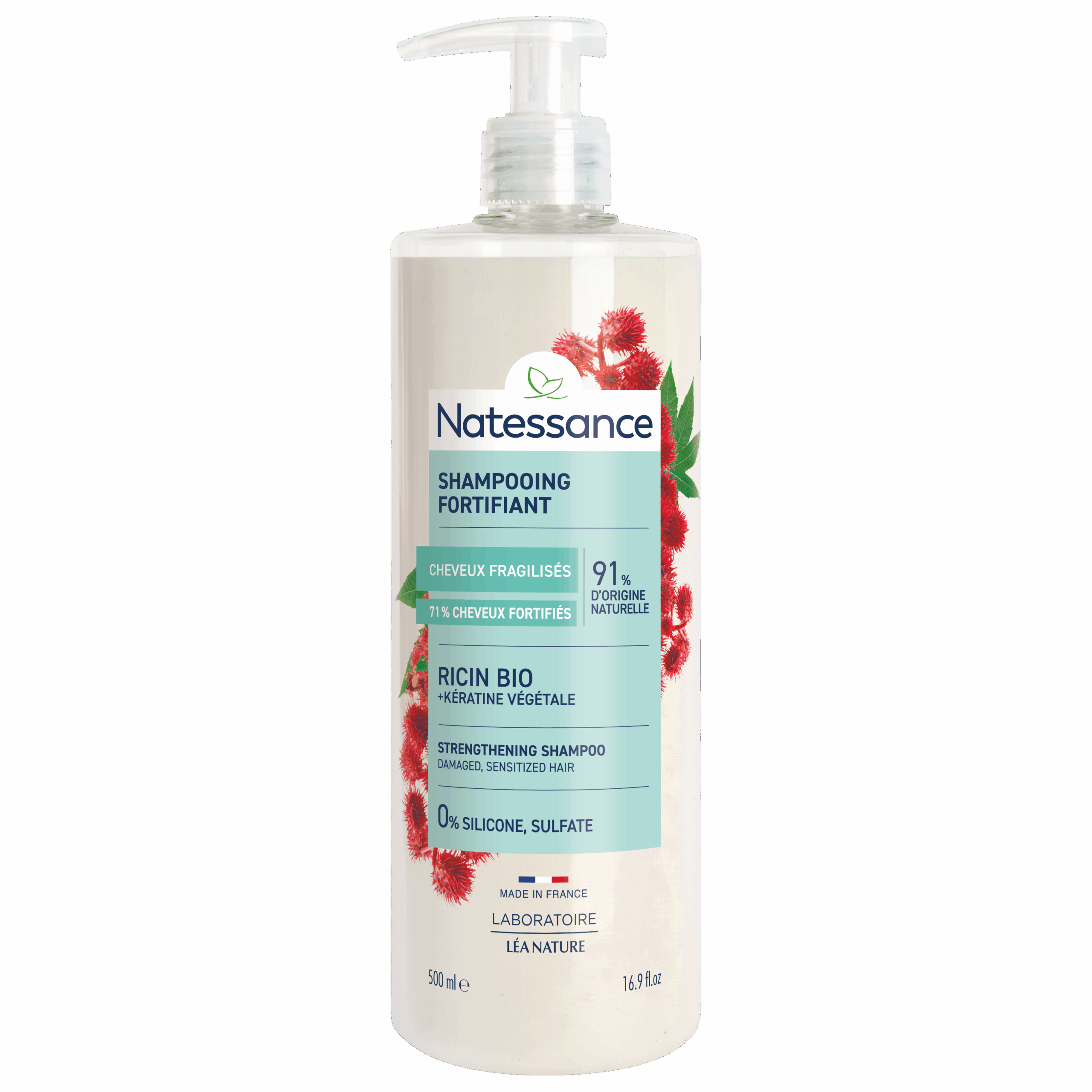 Shampooing fortifiant Ricin Bio 500ML