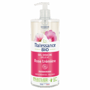 Gel douche Rose Trémière bio Natessance