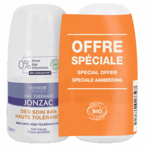 NUTRITIVE Lot 2 Déodorants soin haute tolérance BIO 50ML