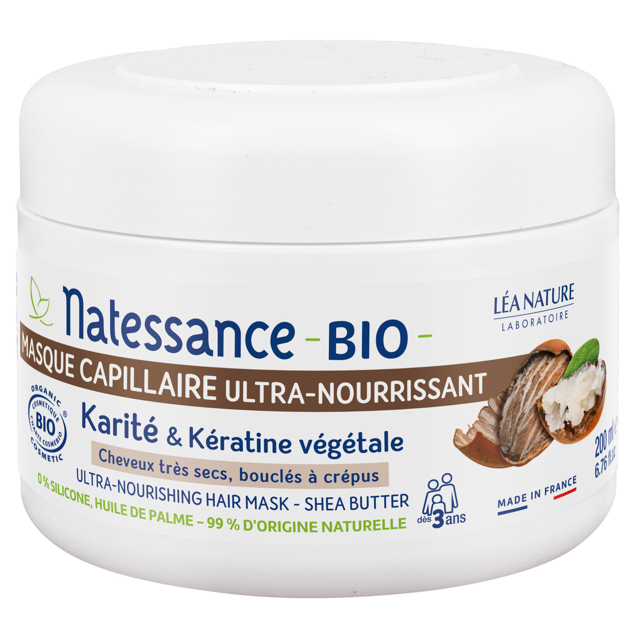 Masque ultra-nourrissant bio Natessance