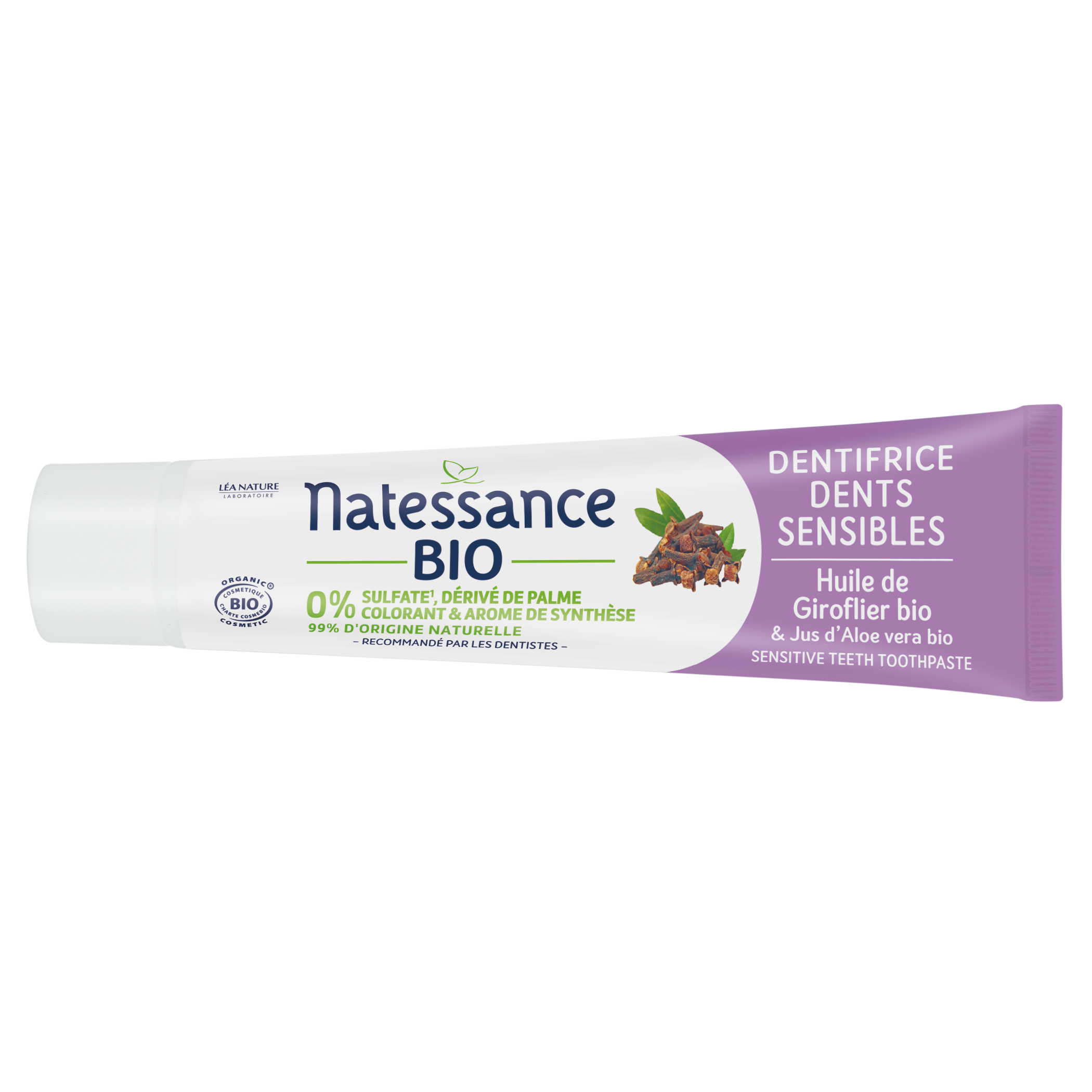 Dentifrice soin dents sensibles Natessance