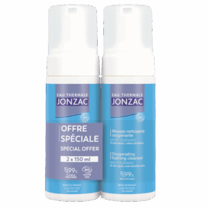 LES INDISPENDSABLES Lot 2 Mousses nettoyantes oxygénantes 150ML