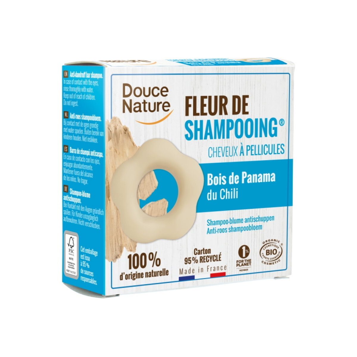 Fleur shampooing anti-pelliculaire bio Douce Nature