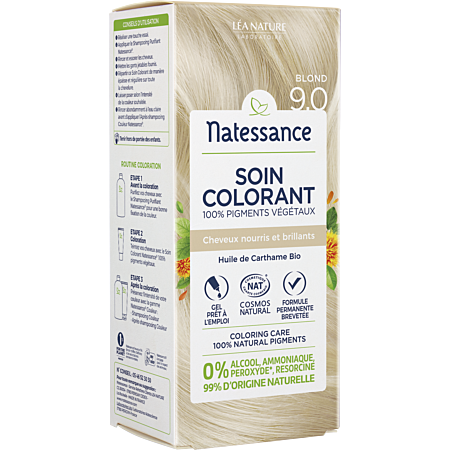 Soin colorant Blond 9.0 Natessance
