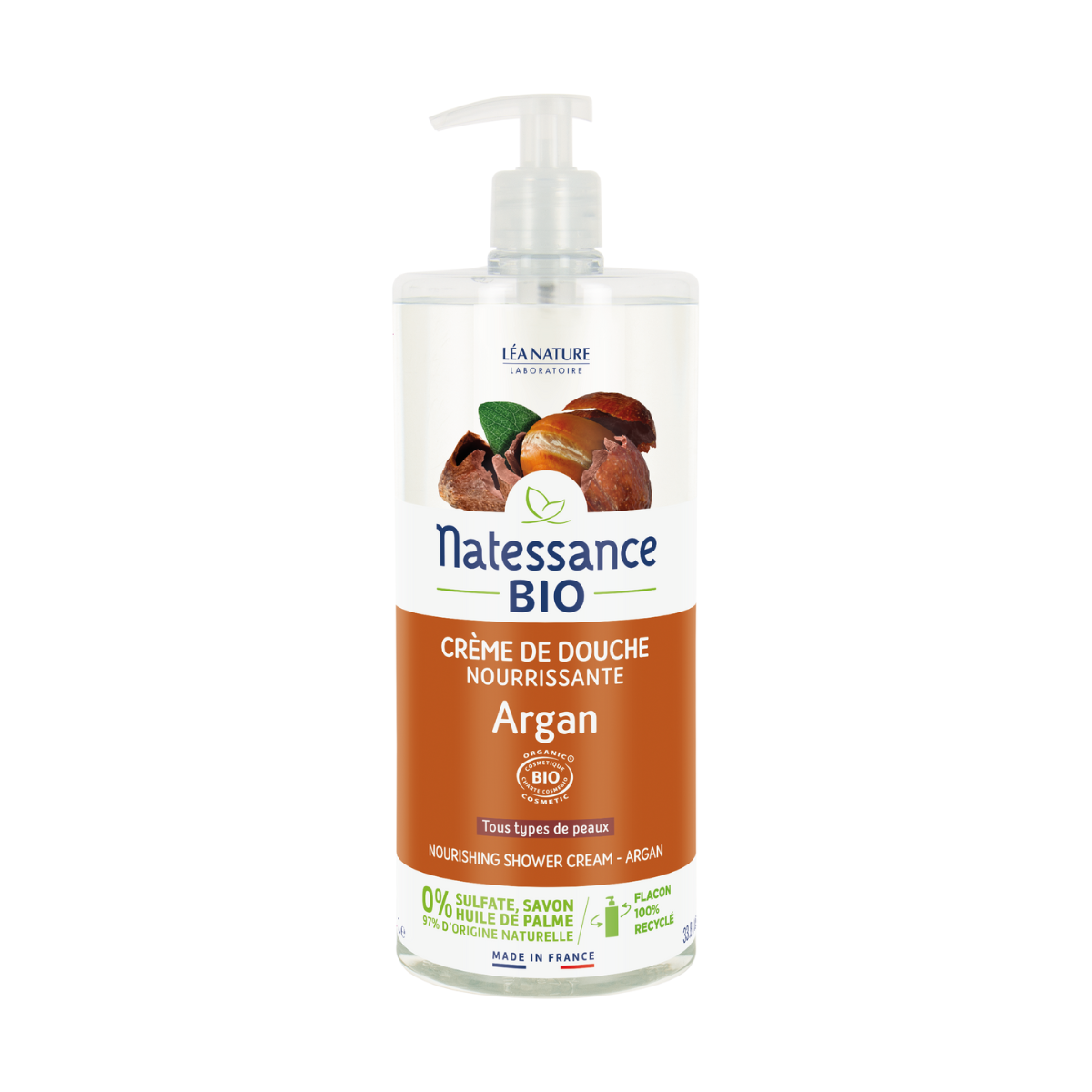 Crème de douche nourrissante Argan 1L