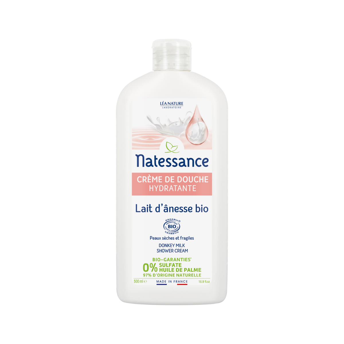 Crème de douche Lait d’ânesse Natessance