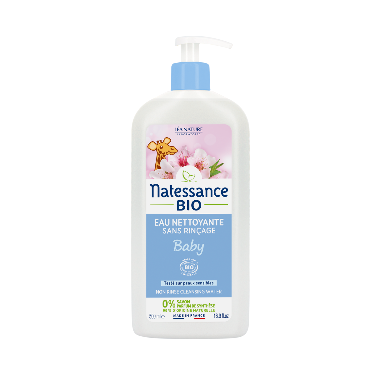 Eau nettoyante Bébé sans rinçage Natessance