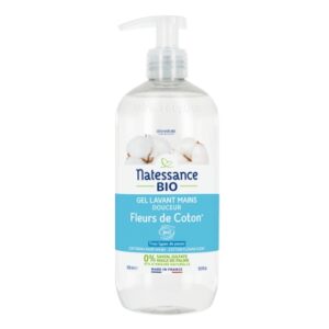 Gel lavant mains Fleurs de Coton bio Natessance