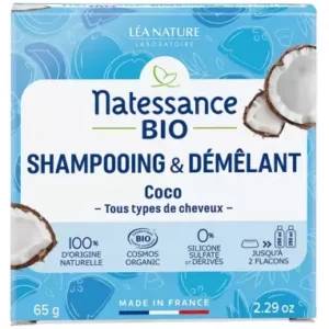 Shampooing & Démêlant solide Coco Bio Natessance