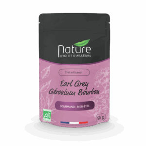 Thé Earl Grey Géranium Bourbon Nature d'ici et d'ailleurs
