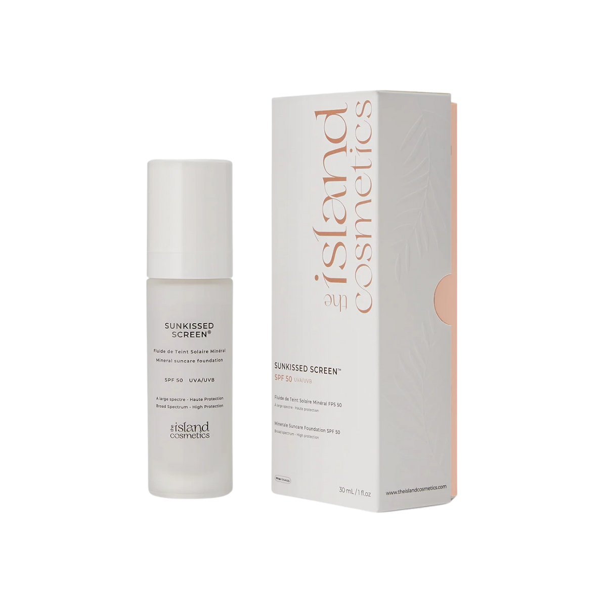 Fluide de teint solaire 01W The Island Cosmetics