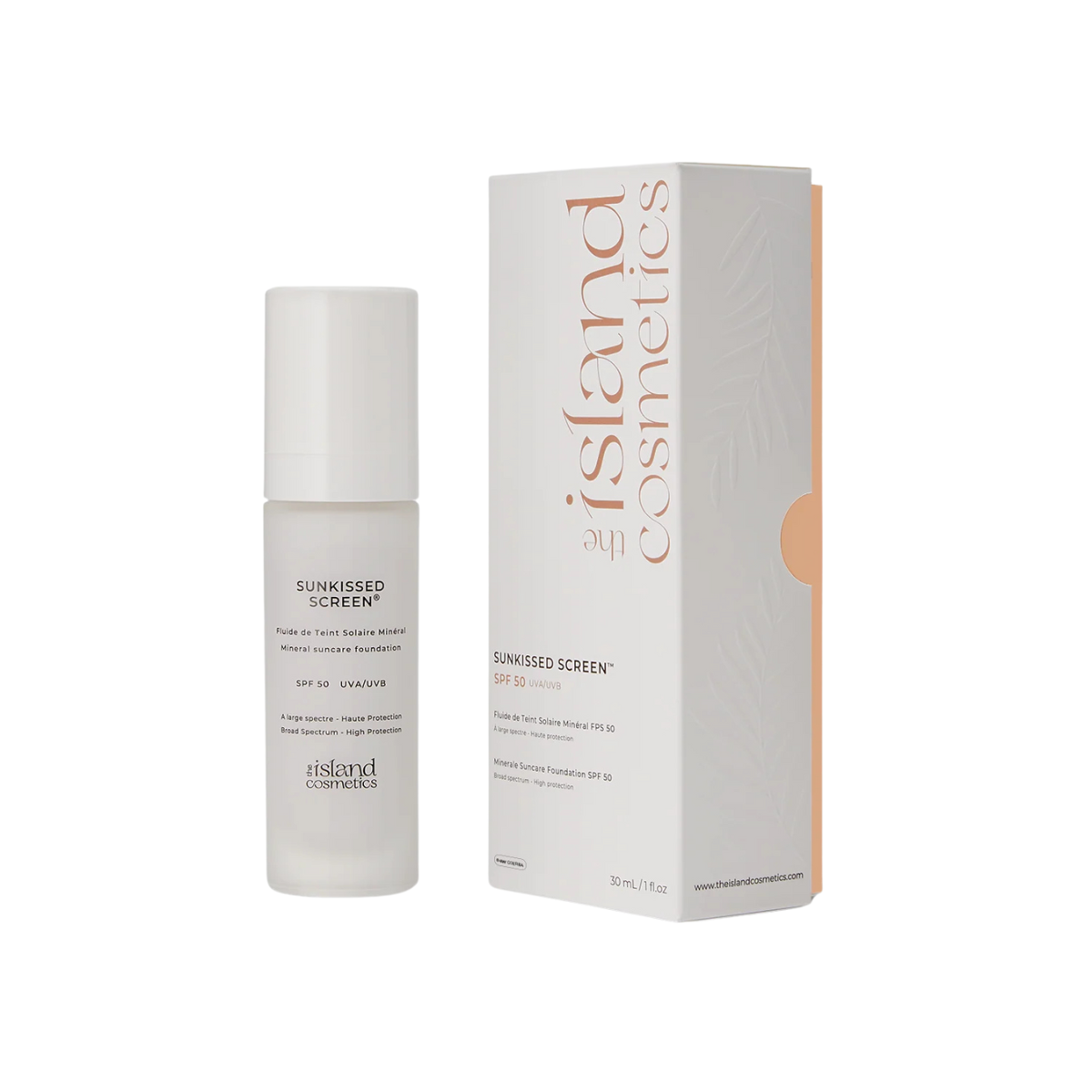 Fluide de teint solaire 04W The Island Cosmetics