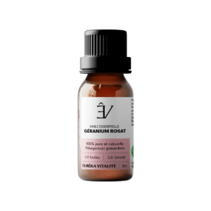 Huile essentielle Géranium Rosat Bio Eurêka Vitalité